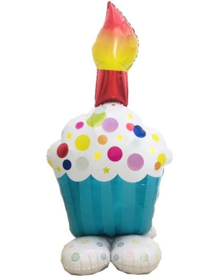 Фигура на подставке Кекс со свечкой 140 см