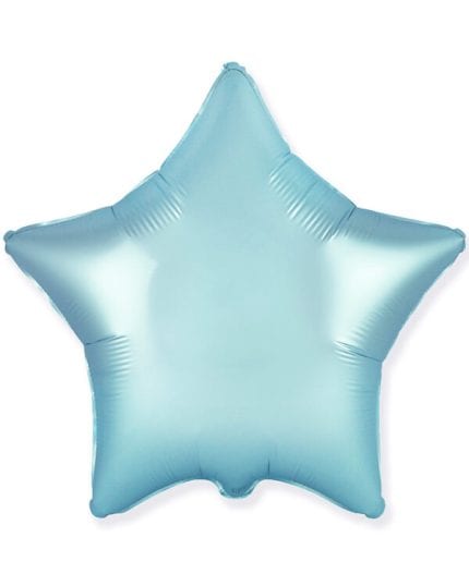 Звезда Голубой Сатин 46см